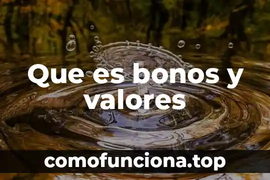 Qué es un análisis de valores penales 6 Que es bonos y valores