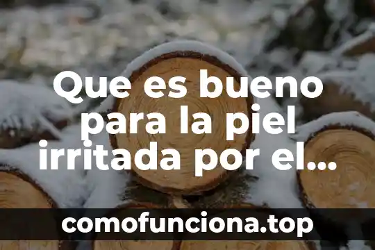 Piel roja que es ser protector 5 Que es bueno para la piel irritada por el frio