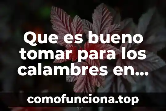 Segun el evangelio que es tomar nuestra cruz 5 Que es bueno tomar para los calambres en las piernas