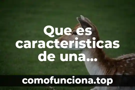 Que es la preposición y sus caracteristicas 3 Que es caracteristicas de una comunudad