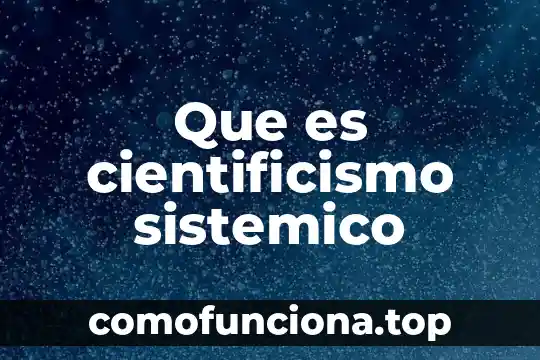 El color rojo nos indica que es una instalación 4 Que es cientificismo sistemico