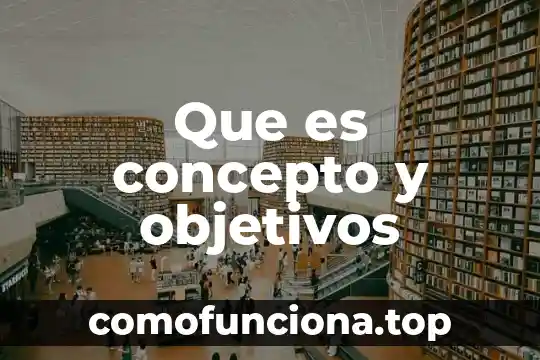 Que es la adecuación de los objetivos 5 Que es concepto y objetivos