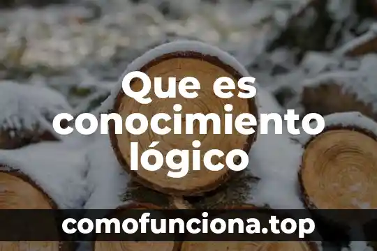 Que es vulgar en el conocimiento empírico 5 Que es conocimiento lógico