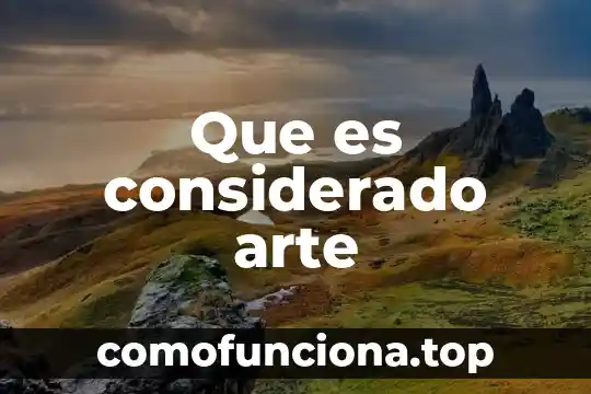 Qué es el pentágono del arte 8 Que es considerado arte