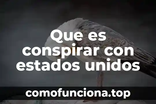 Que es supremacista blanca en estados unidos 5 Que es conspirar con estados unidos