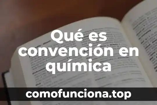 Que es la convención de los derechos de la niñez 6 Qué es convención en química