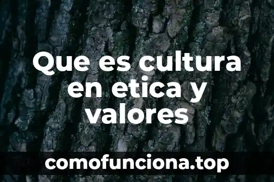 Qué es un tubular de valores en geometría 3 Que es cultura en etica y valores