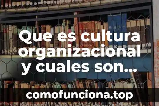 Que es una bitacora y cuales son sus caracteristicas 6 Que es cultura organizacional y cuales son sus elementos
