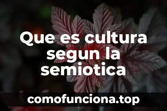Que es un robot segun la ingenieria 7 Que es cultura segun la semiotica