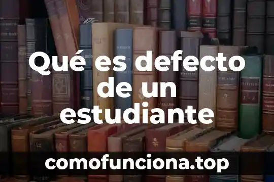 Que es la identidad personal del estudiante 6 Qué es defecto de un estudiante