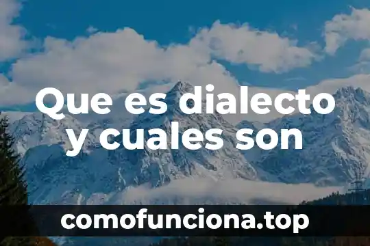 Qué es un asiento contable y cuáles son sus partes 7 Que es dialecto y cuales son