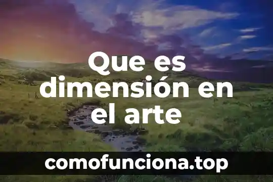 Que es el nihilismo arte 8 Que es dimensión en el arte