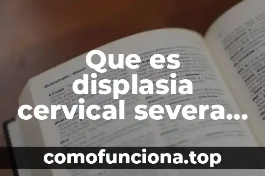 Que es soñar que otra persona tiene piojos 4 Que es displasia cervical severa no clasificada en otra parte