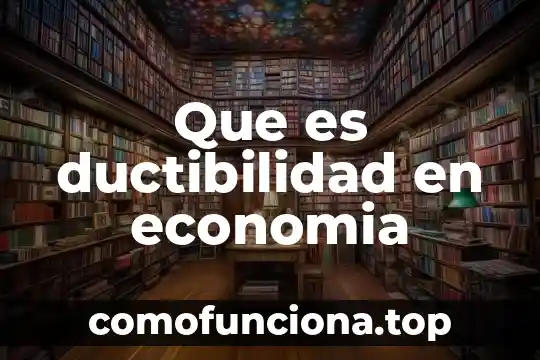 Que es produccion eficiente en economia 6 Que es ductibilidad en economia