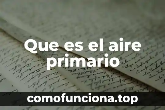 Qué es un decálogo de cultura de paz 6 Que es el aire primario