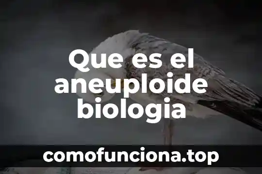 Que es tipificar en biologia 5 Que es el aneuploide biologia