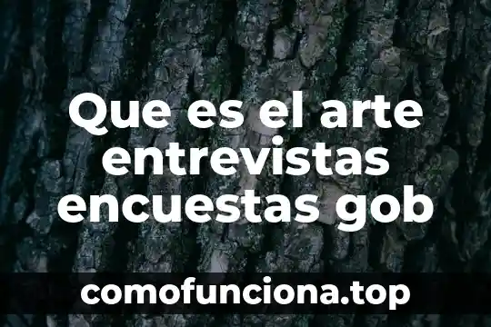 Qué es la proximidad en el arte 8 Que es el arte entrevistas encuestas gob