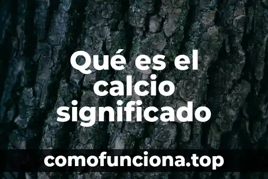 Efecto Mozart en la educación que es 5 Qué es el calcio significado