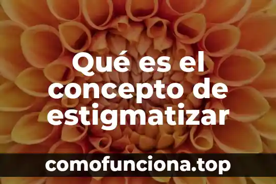 Qué es un segmento rectilíneo concepto 8 Qué es el concepto de estigmatizar