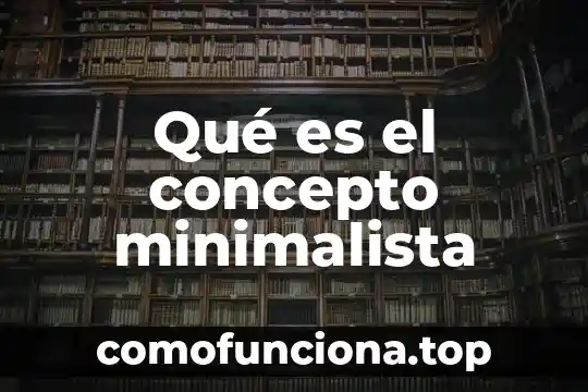 Que es el desarrollo de la inventiva concepto 3 Qué es el concepto minimalista