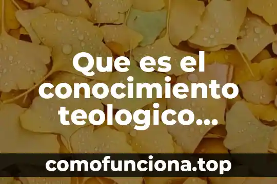 Que es un animal exotico explicación de un libro 7 Que es el conocimiento teologico explicacion