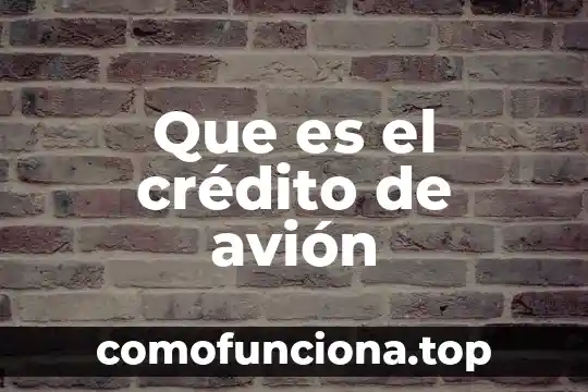 Que es la amenaza y vulnerabilidad ambiental 8 Que es el crédito de avión