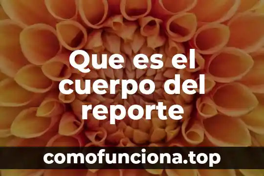 Que es cuerpo geometrico simples 8 Que es el cuerpo del reporte