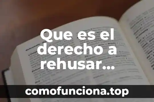 Que es un homogeneizador planta tratamiento 6 Que es el derecho a rehusar tratamiento