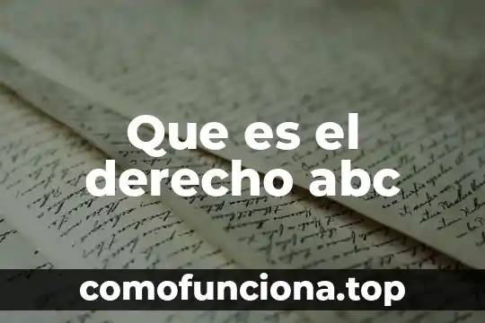 Qué es el derecho electoral conclusión 6 Que es el derecho abc