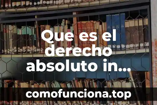 Qué es señal en análisis instrumental 3 Que es el derecho absoluto in rem