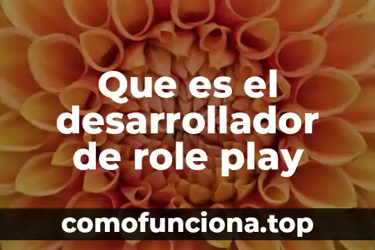 Que es ser desarrollador full stack 3 Que es el desarrollador de role play