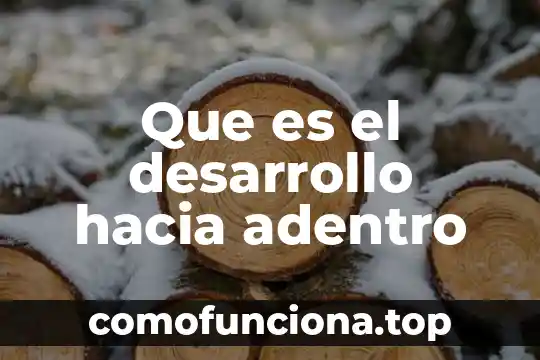 Que es el crecimiento hacia adentro en mexico 8 Que es el desarrollo hacia adentro