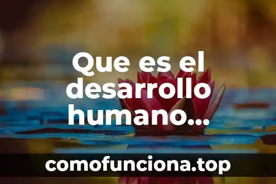 Que es el crecimiento hacia adentro en mexico 3 Que es el desarrollo humano orientado hacia la autoealización