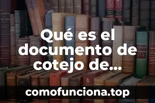 Que es el documento rfc con homoclave 8 Qué es el documento de cotejo de becas