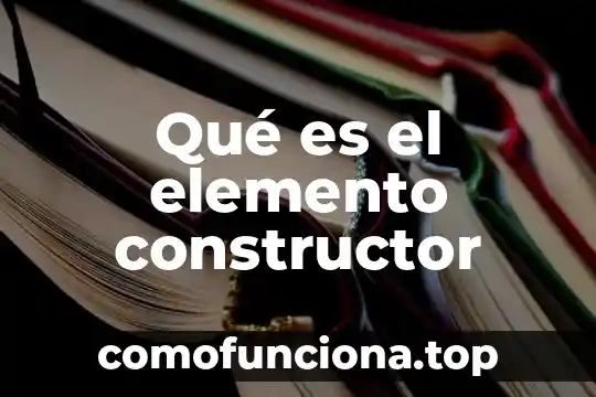 Qué es la aspirina compuesto o elemento 7 Qué es el elemento constructor