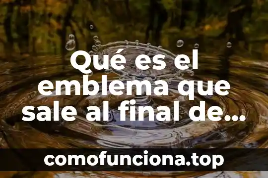 Que es el humo que sale de las chimeneas nucleares 4 Qué es el emblema que sale al final de avenger