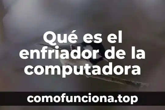 Que es geolocalizador en la computadora 7 Qué es el enfriador de la computadora