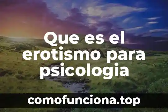 Que es ser nihilistas en psicologia 7 Que es el erotismo para psicologia
