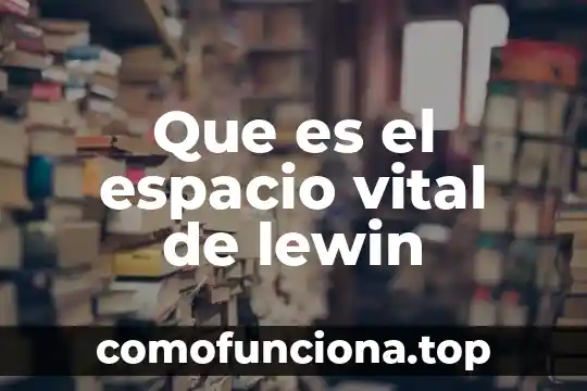 Que es el ciclo vital del ser humano 3 Que es el espacio vital de lewin