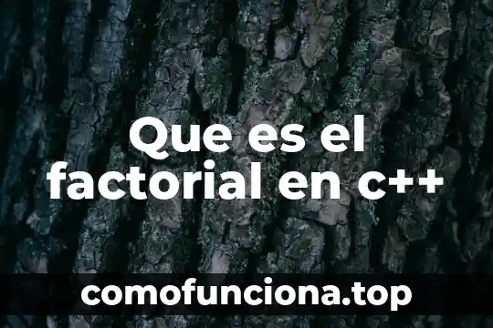 Que es un pie de casa en arquitectura 4 Que es el factorial en c++