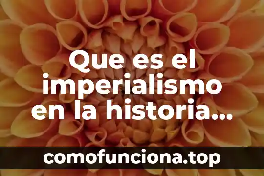 Que es universal segun fayl 8 Que es el imperialismo en la historia universal