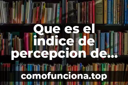 Que es un indice de refraccion microbiologia 3 Que es el indice de percepcion de corrupcion