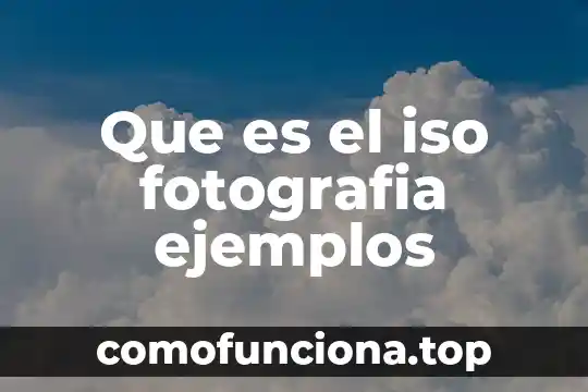 Ejemplos patrimonio moral que es 3 Que es el iso fotografia ejemplos