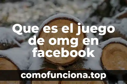 Que es ser autista en facebook 6 Que es el juego de omg en facebook