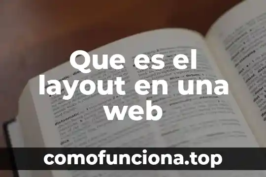 Que es layout libro gratis 5 Que es el layout en una web