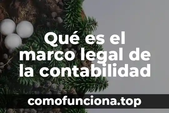 Qué es el marco mundial de una tesis 7 Qué es el marco legal de la contabilidad