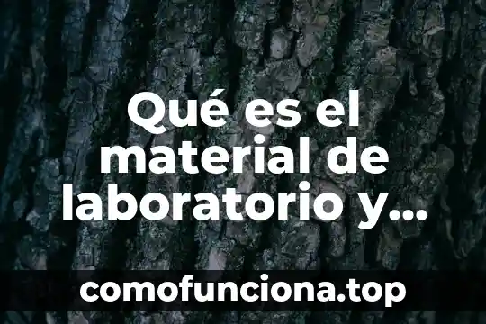 Que es material no volumetrico 3 Qué es el material de laboratorio y cómo se clasifica