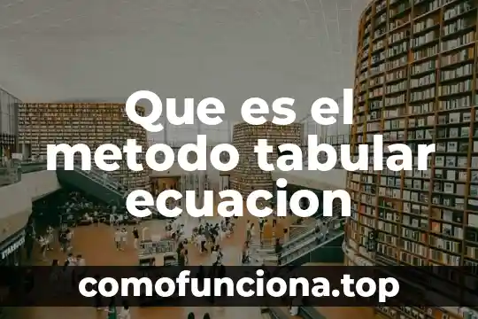 Qué es el método de ecuación normal en geometría analítica 7 Que es el metodo tabular ecuacion