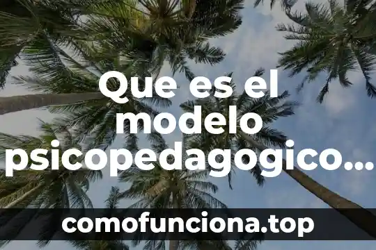 Que es un proyecto de intervencion psicopedagogico concepto 5 Que es el modelo psicopedagogico de suecia