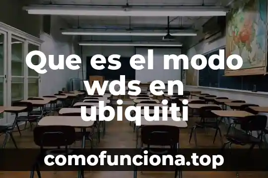 Que es movimiento isometricos 3 Que es el modo wds en ubiquiti